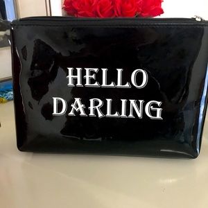 Black make up bag